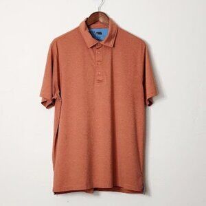 Matte Grey Men's Golf Short Sleeve Polo Shirt Size Large